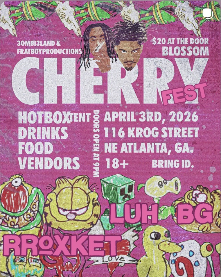 Cherry Blossom Fest show flyer